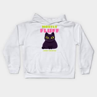 Mostly Fluff and Treats Chunky Cat Kids Hoodie